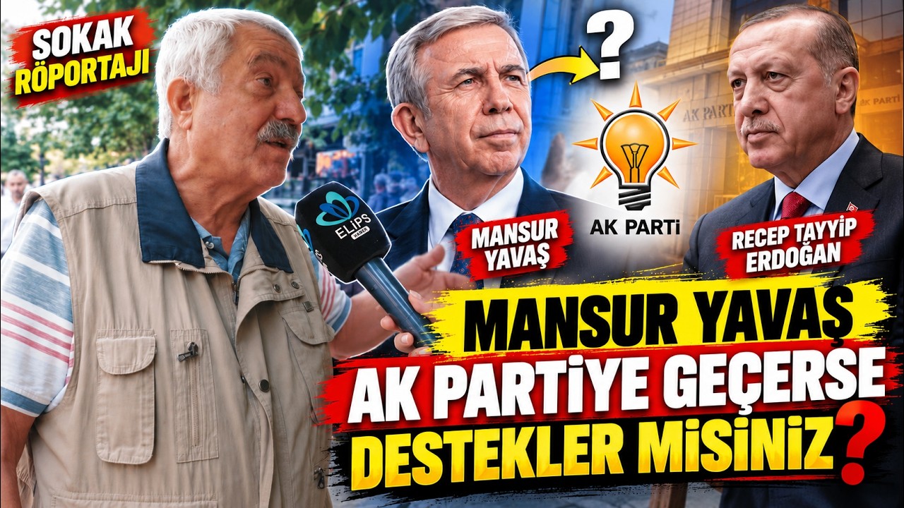 ‘Mansur Yavaş AK Parti’ye geçerse oy verir misiniz?’ İşte dikkat çeken yanıtlar
