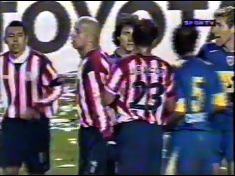 BOCA JUNIORS 0x0 CHIVAS GUADALAJARA - Copa Libertadores 2005 - Treta e encerramento do jogo - SporTV