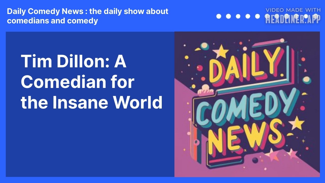 Tim Dillon: A Comedian for the Insane World