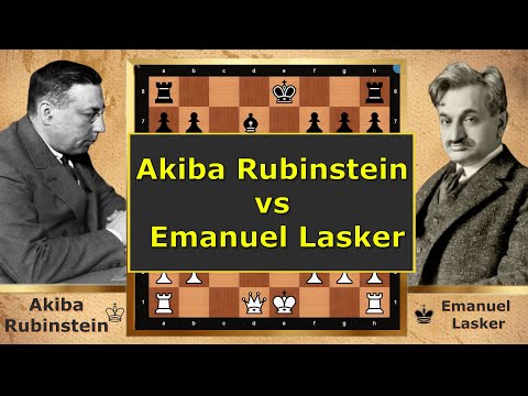 Rubinstein Outsmarts World Champion Lasker | Their Shocking First Clash (1909)