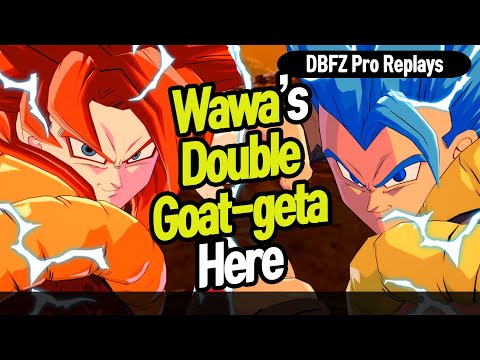 【DBFZ】 Finally, Wawa's Double Goat-geta!! Wawa vs Gamba FT4 【DBFZ Pro Replays】