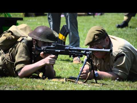 Bren Gun Demonstration - Fort Rodd Hill May 17, 2015