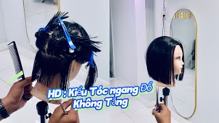 Layered bob hairstyle #trungmaster #chiase