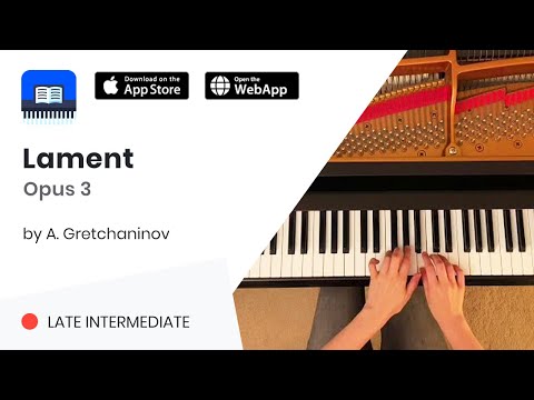 Lament Opus 3 by A. Gretchaninov