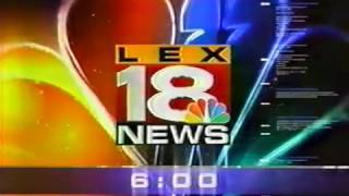 WLEX LEX18 News at 6 - Coming up/Open Intro  | March 2006