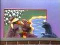 Classic Sesame Street Cookie Monster Helps 2 Headed Monster