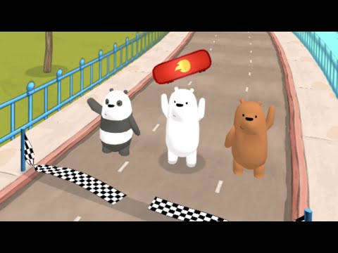 We Bare Bears: Bear Parkour - Skateboard Your Way Through Everything (CN Games)