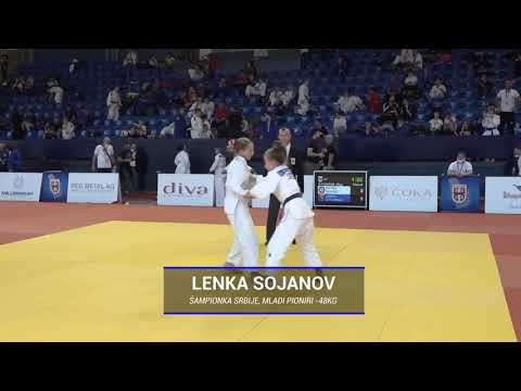 Lenka Stojanov Izjava Prvenstvo Srbije za mlađe pionire do 48 kg. 2021 godina