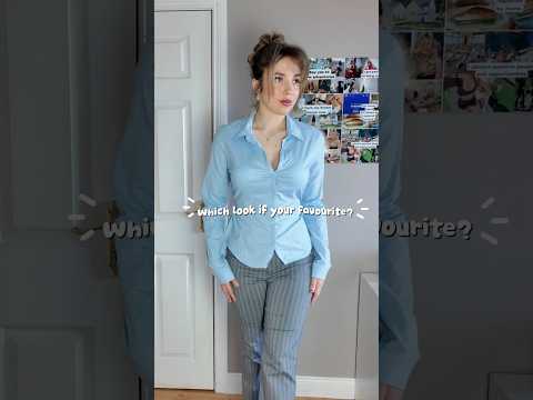 Beige or Blue? 👀 Which look would you rock today?