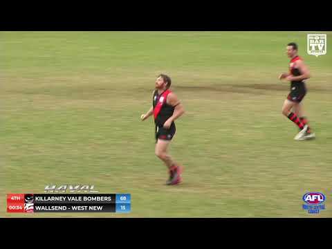 2019 HCCAFL Black Diamond Plate Round 8 Highlights   Killarney Vale Bombers v Wallsend   West Newcas