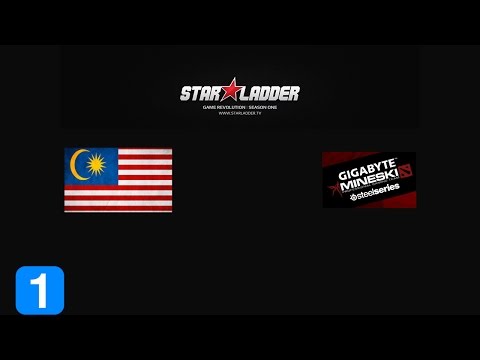 Highlights TeamMalaysia vs Gigabyte.Mineski - StarLadder 12