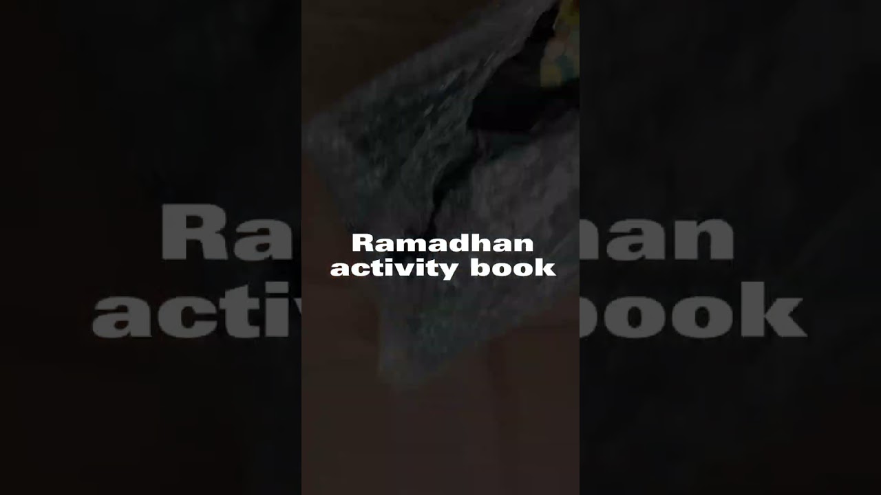 RAMADHAN ACTIVITY BOOK PUNYA KAKA (RAMADHAN SEBENTAR LAGI)🥳