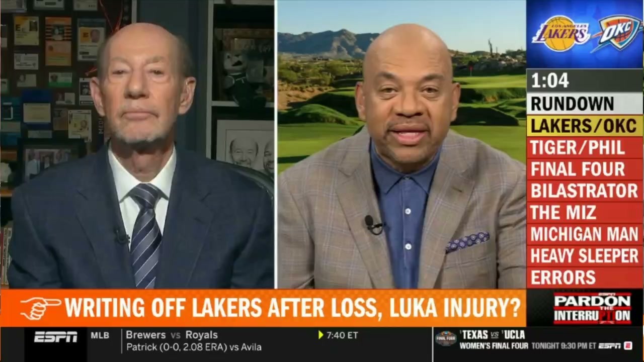 Pardon The Interruption | The Lakers season ended last night - Wilbon on Luka out indefinitely