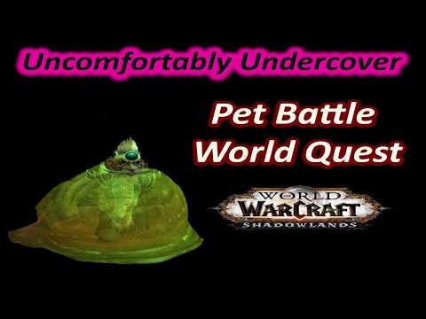 Pet Battle WQ Uncomfortably Undercover ~ Dundley Stickyfingers ~ World of Warcraft