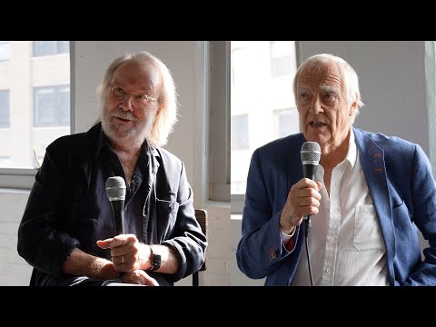 Tim Rice and Benny Andersson at the CHESS Broadway Sitzprobe