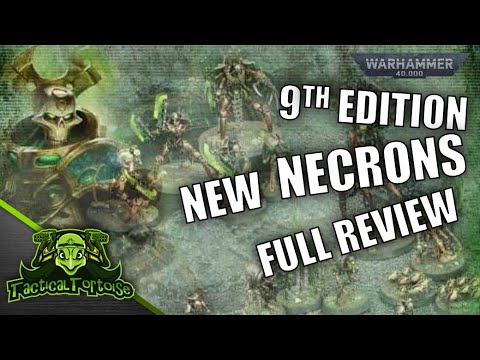 Warhammer 40k 9th Ed - NEW NECRON UNITS Review!!!!