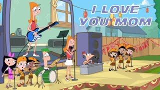 &quot;I Love You Mom&quot; PHINEAS AND FERB -- Ashley Tisdale BTS Candace