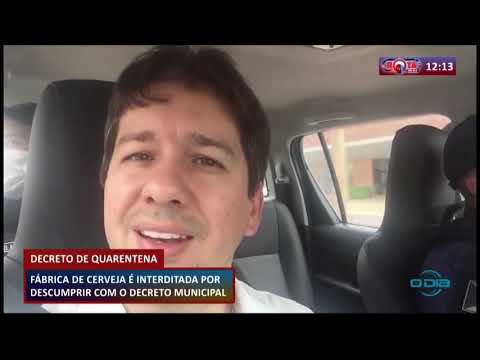 ROTA DO DIA 02 04 20  FaÌbrica de cerveja eÌ interditada por descumprir decreto municipal