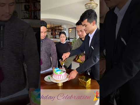 UDAAN PINE CREST HOTEL#Employee of the month #Birthday celebration 🥳🎉#welcome new staff #playing gam