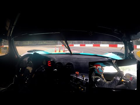 Vitaphone Maserati MC12 GT1 roll out Circuit Zolder onboard David hart