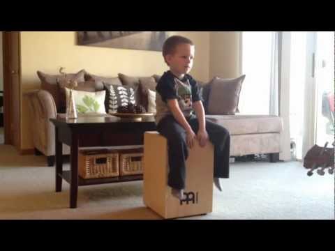 5 Year Old Cajon Player