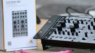 Video thumbnail for Behringer - System 100, 112 Dual VCO - Unboxing and Sounds by 56k Audio
