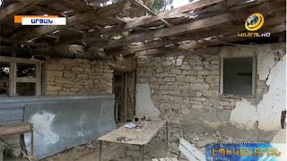 Ավերված տներ, արկերի մնացորդներ, վնասված գույք. նոր կադրեր հրետակոծվող Մարտունիից