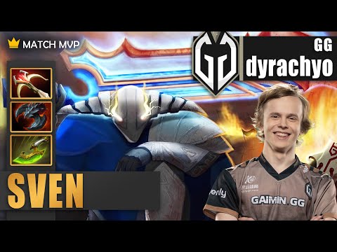 Sven Safelane | GG.dyrachyo | THE MOST COMFY BUILD FOR MONSTER CARRY SVEN | 7.33e Gameplay Highlight