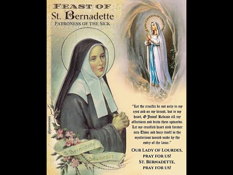 St  Bernadette and the Lourdes Apparitions