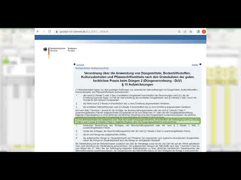 Jahreszusammenfassung des Düngejahres 2022 (Anlage 5 DüV) im LfL Excel-Programm