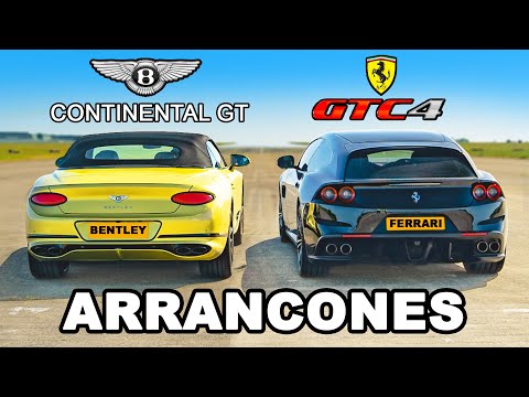 Ferrari GTC4 vs Bentley GT: ARRANCONES