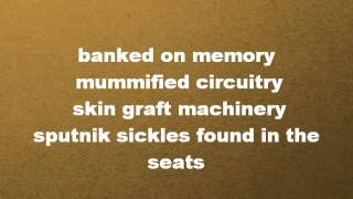 At The Drive- In -One Armed Scissor Lyrics