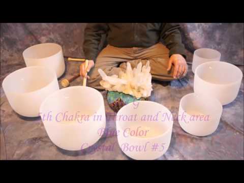 Crystal Bowl 14 min Chakra Meditation~Notes CDEFGAB