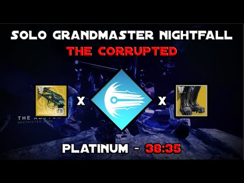 Solo Grandmaster Nightfall - The Corrupted - Arc Warlock Build (Season of the Deep) [Destiny2]