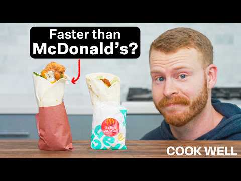 Homemade McDonald's Snack Wrap vs. Delivery: Beat the Clock and the Price Tag