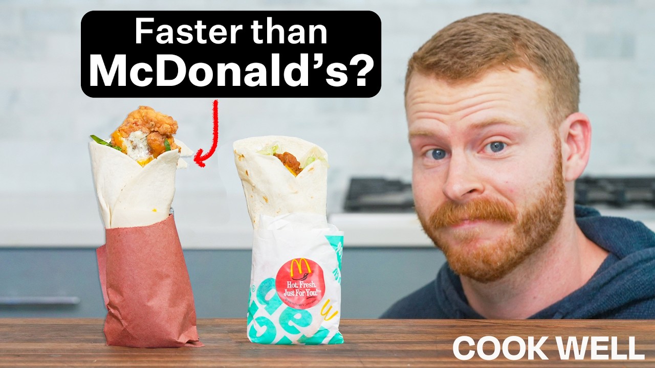 Can I make the McDonald's Snack Wrap faster at home?