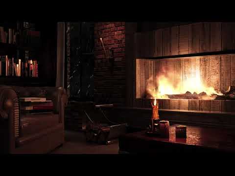 3 Horas de Sonido de Lluvia y Fuego de Chimenea Para Dormir/🎥1080p🌧️🔥