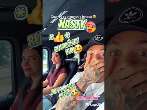 JD PANTOJA AND KIM LOAIZA SURPRISED WITH THE SONG NASTY😱🥵👀#kim #jdpantoja #jukilop #reels #trend
