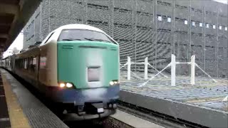 preview picture of video '[FHD]JR西日本・北陸本線：富山駅下り、485系/特急『北越号』入線シーン。'