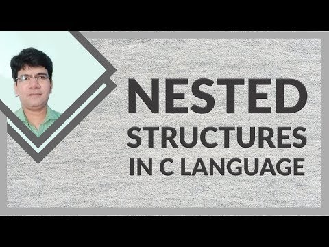 Nesting of structure in C | Nested Structures in C