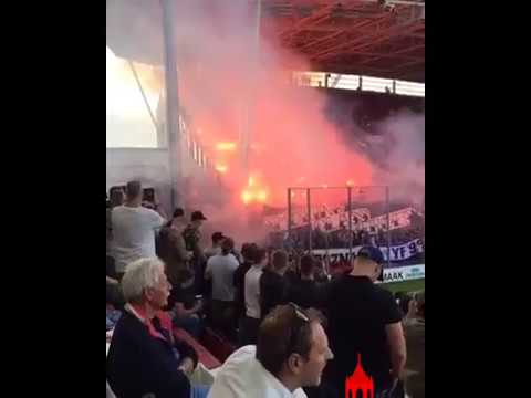Ultras Lech Poznan in Utrecht 27 July 2017