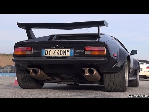 DeTomaso Pantera GT5 Roaring V8 Muscle Sound!