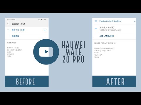 Huawei Mate 20 Pro How to Change Language Settings Tutorial