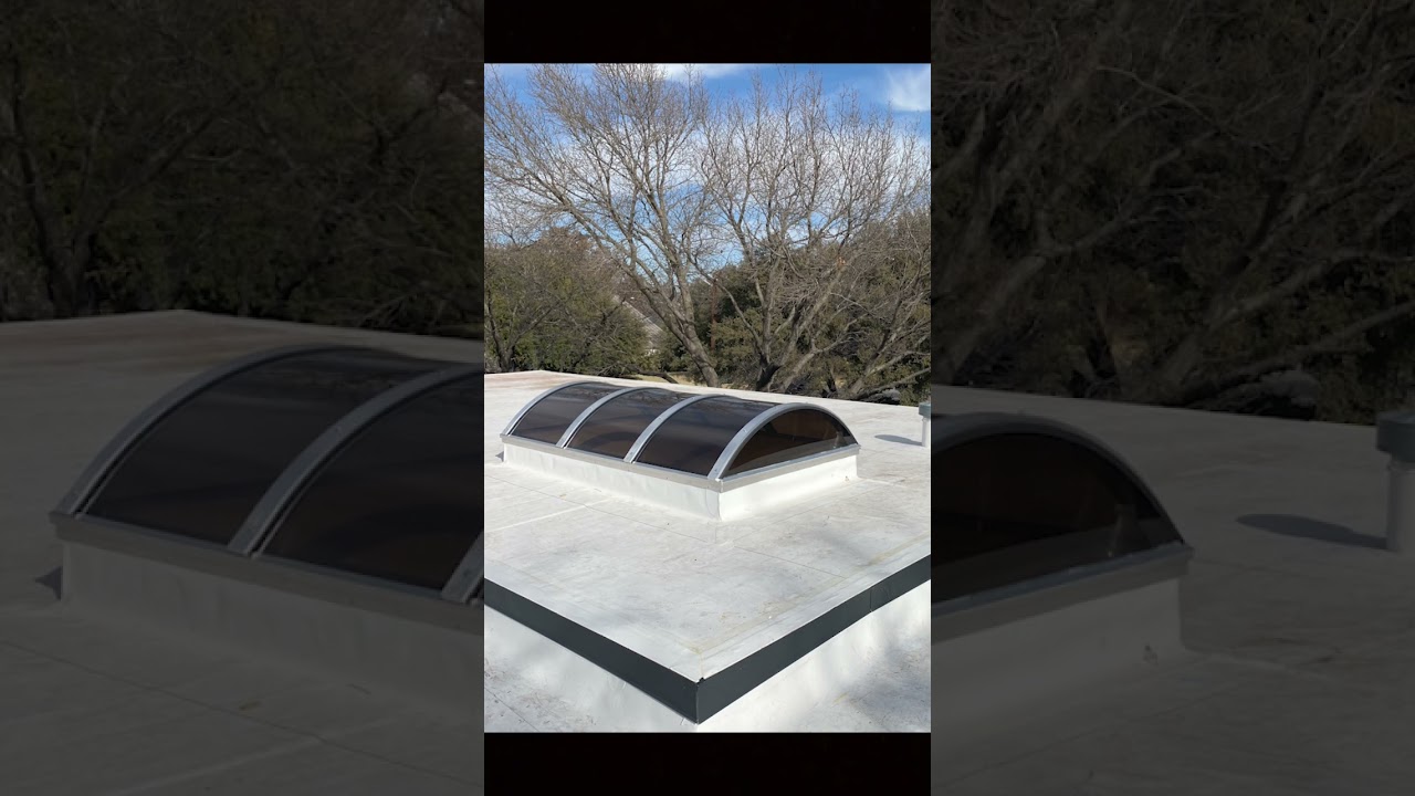 New TPO roof on residential home not commercial property? Consider adding a Skylight like this!#dfw
