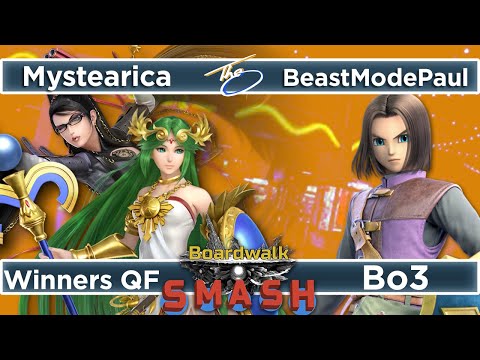 Mystearica (Bayonetta/Palutena) vs BeastModePaul (Hero) - Winners Quarterfinal - Boardwalk Smash #39