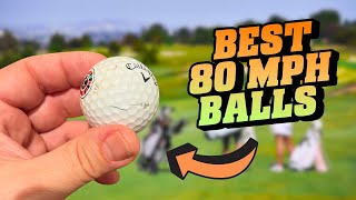 Top 5 Golf Balls That Actually Work for 80 MPH Swing Speeds!