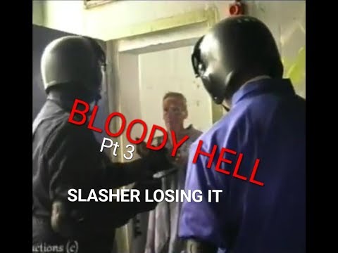 Johnny boy steele BLOODY HELL part three slasher losing it