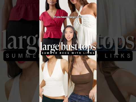Large bust friendly tops 💗 links in my ShopMy! #styleguide #fashion #ootdguide #fashionideas #style