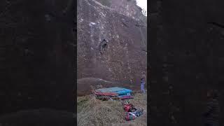 Video thumbnail of Camino a la Horca, 7a+. Albarracín