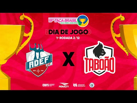 Taça Brasil Sub20 Fem. Especial | APCEF/ADEF x Taboão Magnus | 1ª Rodada | Ao Vivo
